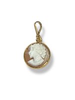 Pendentif Mandile 1922 Femme Cammei  in Argent Conchiglia 2MCICM162D